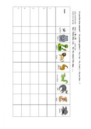 English Worksheet: Do you like these animals?