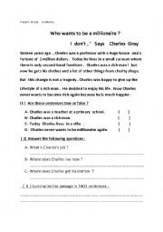 English Worksheet: present simple 