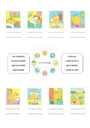 English Worksheet: Potato Pals - in the morning