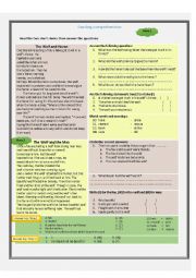 English Worksheet: Reading comprehension