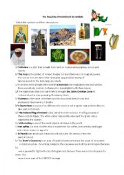 English Worksheet: The Republic of Ireland and its symbols