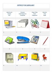 office vocabulary 