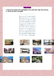 Alys house  wordsearch game