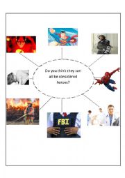 English Worksheet: Hero Project