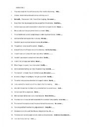 English Worksheet: Inversion - rephrasing exercises