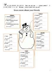 English Worksheet: HAVE GOT - Questions