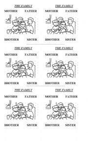 English Worksheet: the family