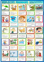 English Worksheet: Reflexive pronouns