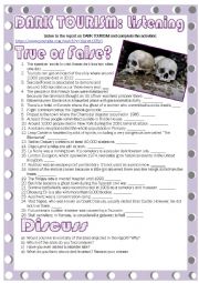 English Worksheet: Dark Tourism