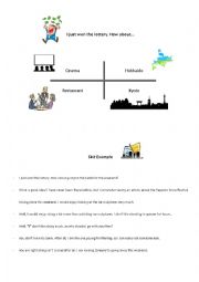 English Worksheet: Skit Lesson -  Gerund Grammar Theme