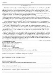 English Worksheet: A global test for 2 bac students