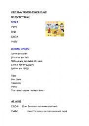 English Worksheet: RESTAURANT ROLE-PLAY