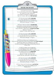 English Worksheet: Ironic/by Alanis Morissete