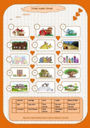 English Worksheet: home 