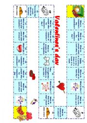 English Worksheet: valentines day