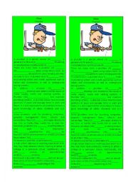 Information Gap Plumber 2/3 (Cloze)