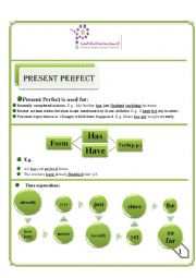 English Worksheet: present perfect and present perfect continuous