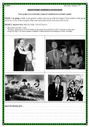 Write a film script - screwball comedy