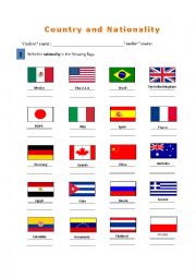 Countries and Nationalities