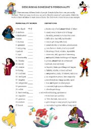 English Worksheet: Personality Adjectives