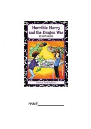 NOVEL STUDY FOR HORRIBLE HARRY AND THE DRAGON WAR