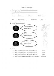 English Worksheet: Test 