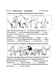 English Worksheet: save the earth/ module 3 lesson 4  student�s book  Tunisian schools