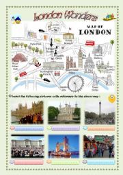 English Worksheet: London wonders