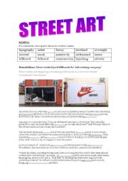 English Worksheet: Street Art