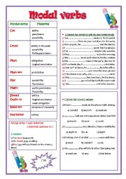 Modal verbs