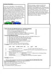 English Worksheet: Morning News