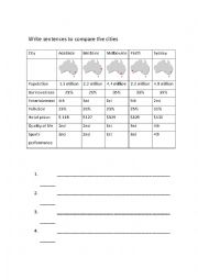 English Worksheet: Comparatives/superlatives