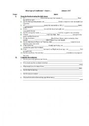 English Worksheet: Mixed type of Conditionals + But for...