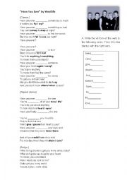 English Worksheet: Have you ever song by Westlife