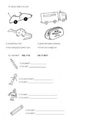 English Worksheet: Happy Street 1 Revision units 1-3