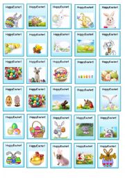 English Worksheet: Easter Stickers