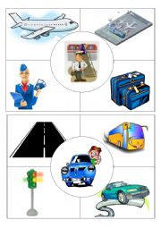 English Worksheet: Job puzzles Pilot&Driver