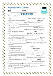 English Worksheet: If Clauses