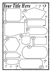 English worksheet: WORKSHEET TEMPLATE