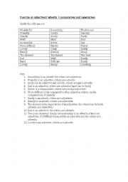 English Worksheet: The Odd One Out / Exercise on Adverbs vs Adjectives