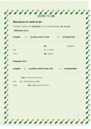 English Worksheet: verb to be and articles 