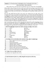English Worksheet: Who is the worst
