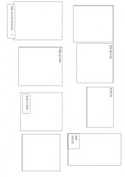 English Worksheet: Hickory Dickory Cutting