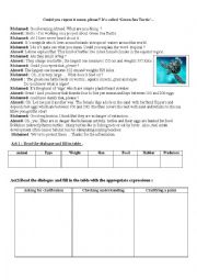 English Worksheet: ckecking understanding and clarifying 