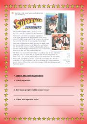 Superhero song - ESL worksheet by emorel14