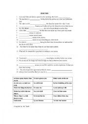 English Worksheet: Idioms