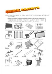 school objects