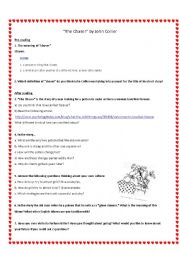 English Worksheet: The Chaser