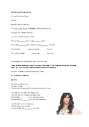 English Worksheet: If I could turn back time - Second conditional exercise