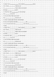 English Worksheet: Telephone Conversation